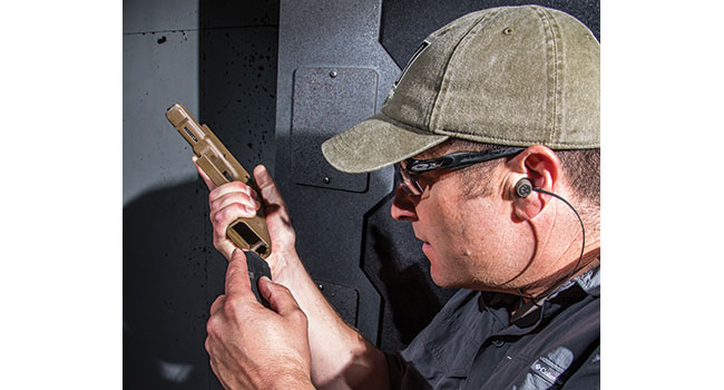 Kyle Lamb’s Reload drill focuses on this critical defensive handgun skill. It runs you through not one but two reloads in the same drill, reinforcing the ability to access and load spare ammo.
