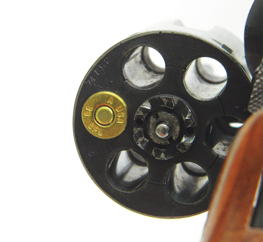 The .38-44 used a heavier cylinder to handle the increased pressure of the new round.