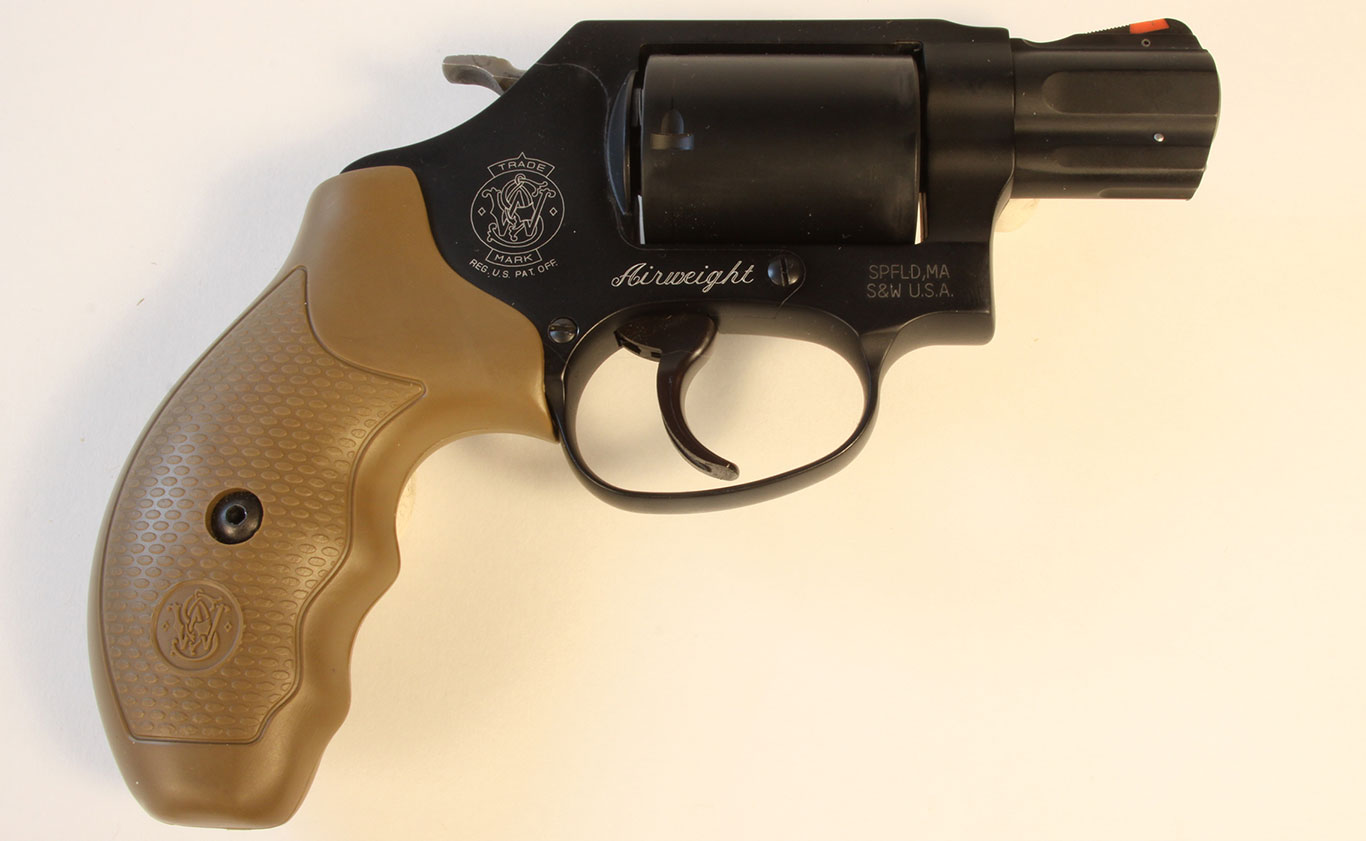 The company’s J-frame Airweight series dates back to the 1950s when these guns—chambered first to .38 Special—were built from aluminum frames and cylinders.